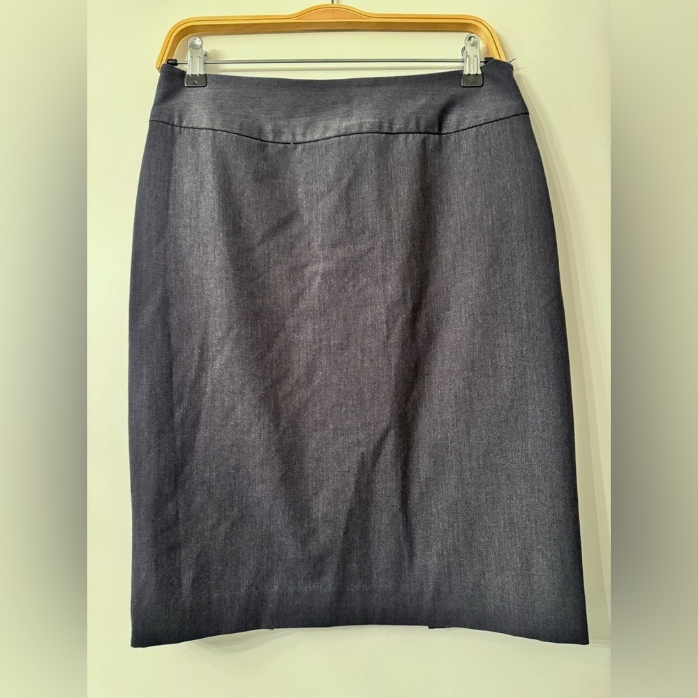 Liz Claiborne Women's Charcoal Grey Pencil Skirt Size 4